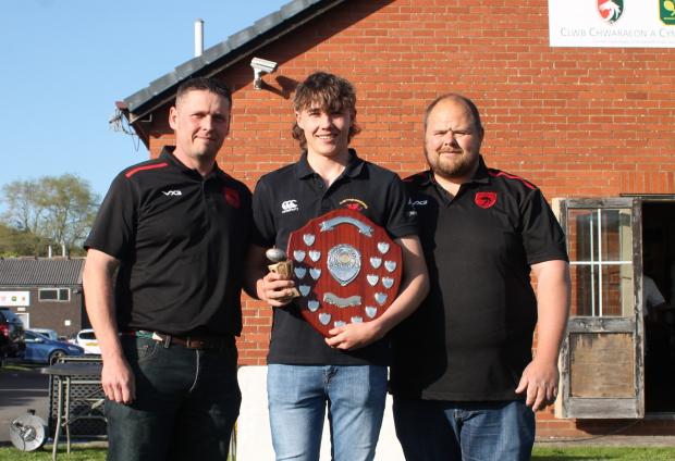 County Times: George Lewis won the U15s player of the season award.